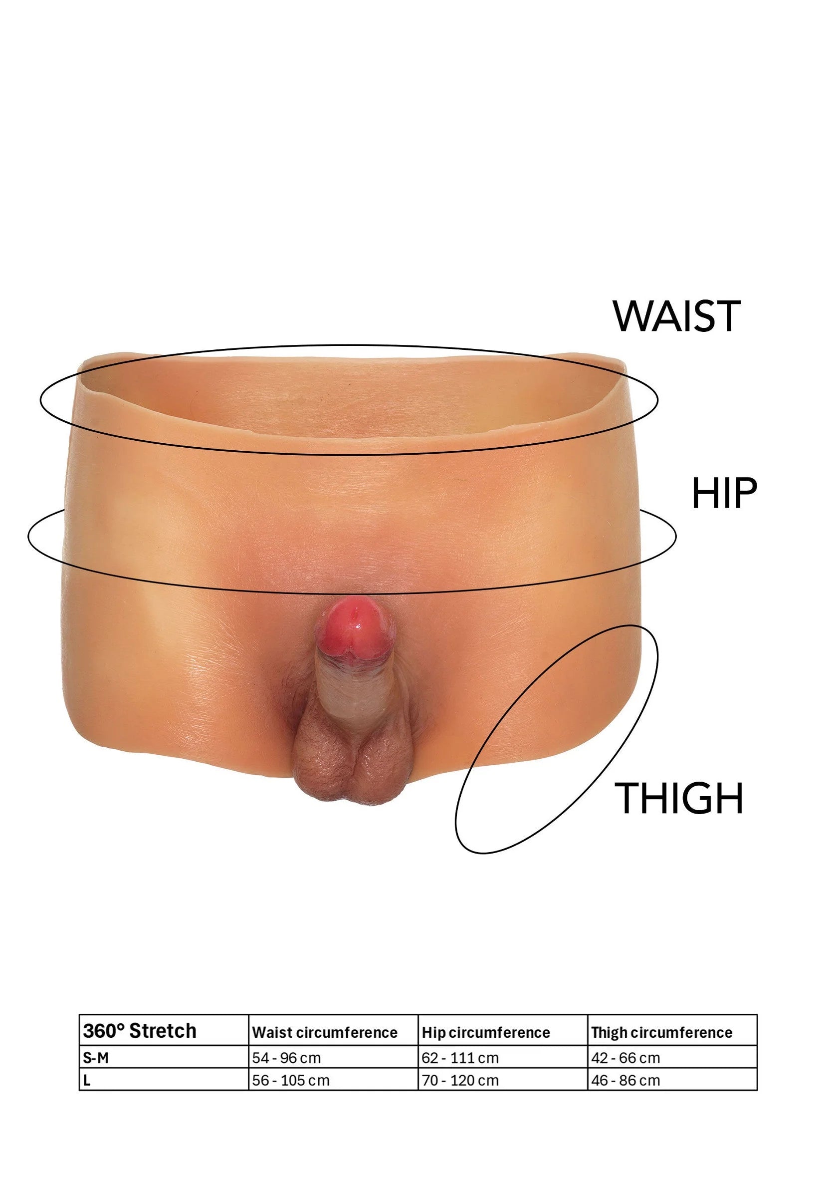 Beste vandaag nog: Penis Boxershort S/M 18 cm Dildo by Hidden Desire - bij Happytoys Sexshop: Toys for Feeling Happy & Easy 😊