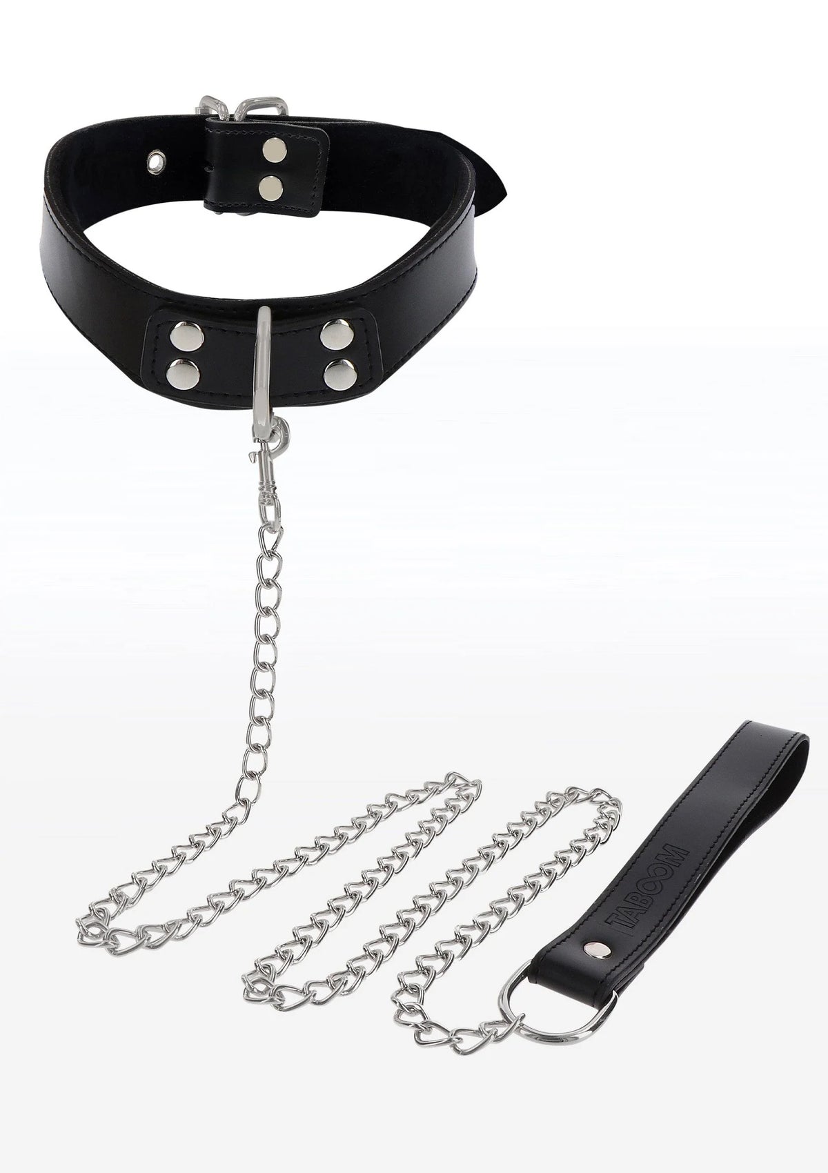 Elegant Collar and Chain Leash by Taboom Luxury Bondage Essentials