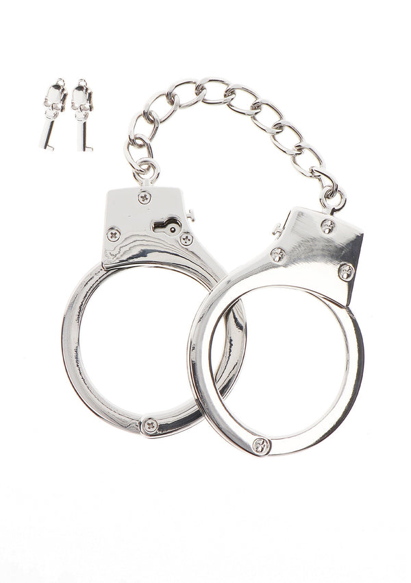 Silver Plated BDSM Handcuffs by Taboom Luxury Bondage Essentials