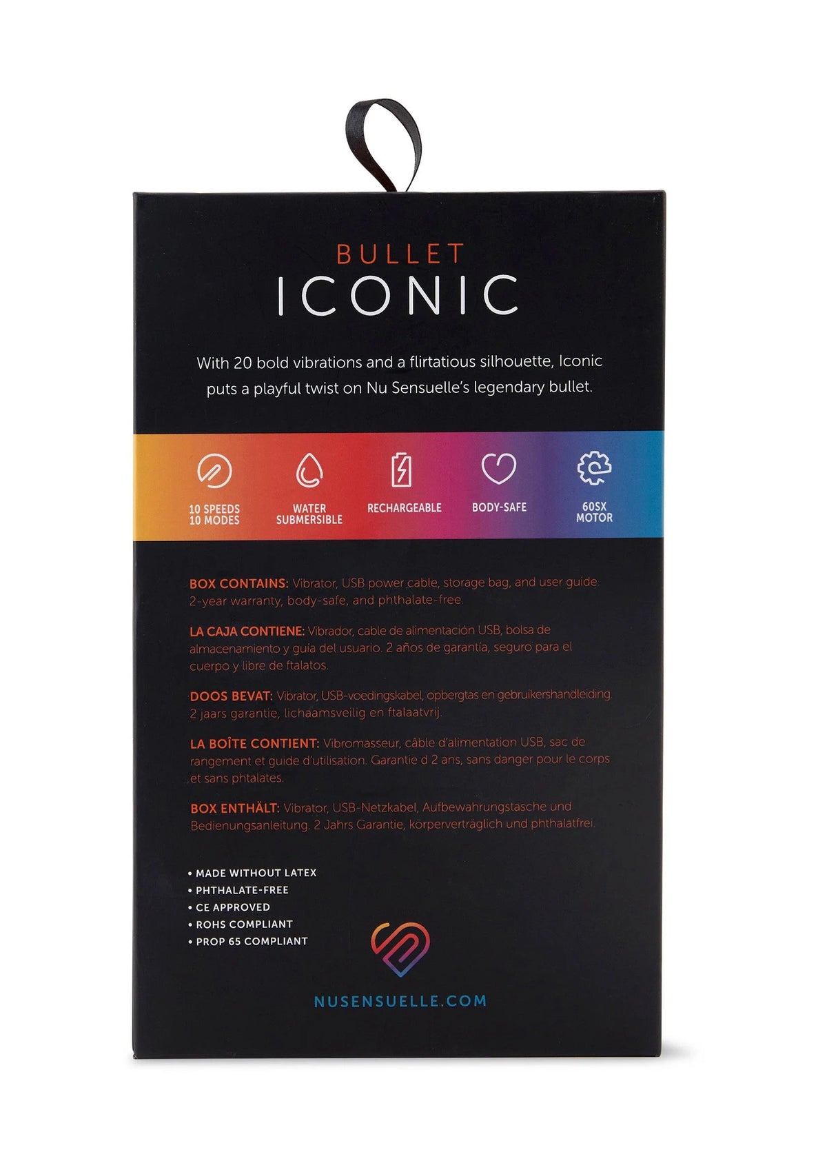 Beste vandaag nog: Iconic Bullet by NuSensuelle - bij Happytoys Sexshop: online sex shop for Feeling Happy & Easy 😊