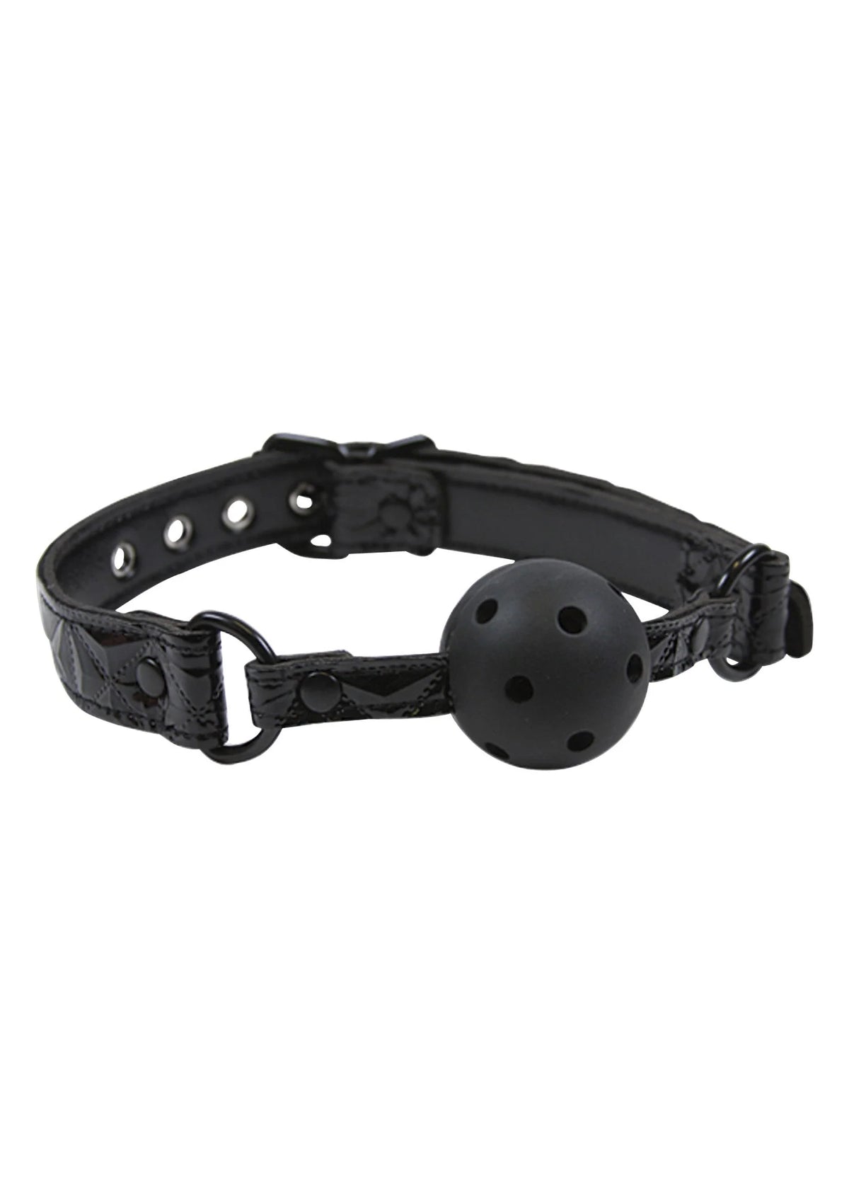 Bestel: Ball Gag by NS Novelties - bij Happytoys.nl, happytoys.be, Happytoys.ae: erotische sex webshop | liever Happy dan Easy ⭐⭐⭐⭐⭐ - Zwart - 18462 - BLACK