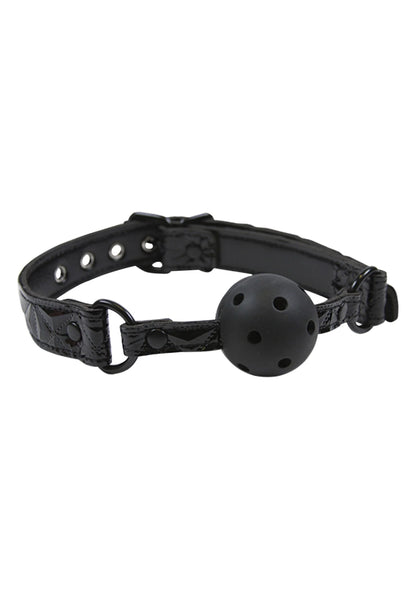 Bestel: Ball Gag by NS Novelties - bij Happytoys.nl, happytoys.be, Happytoys.ae: erotische sex webshop | liever Happy dan Easy ⭐⭐⭐⭐⭐ - Zwart - 18462 - BLACK