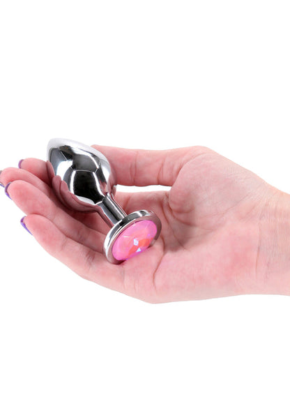 Rear Assets Silver butplug Medium by NS Novelties