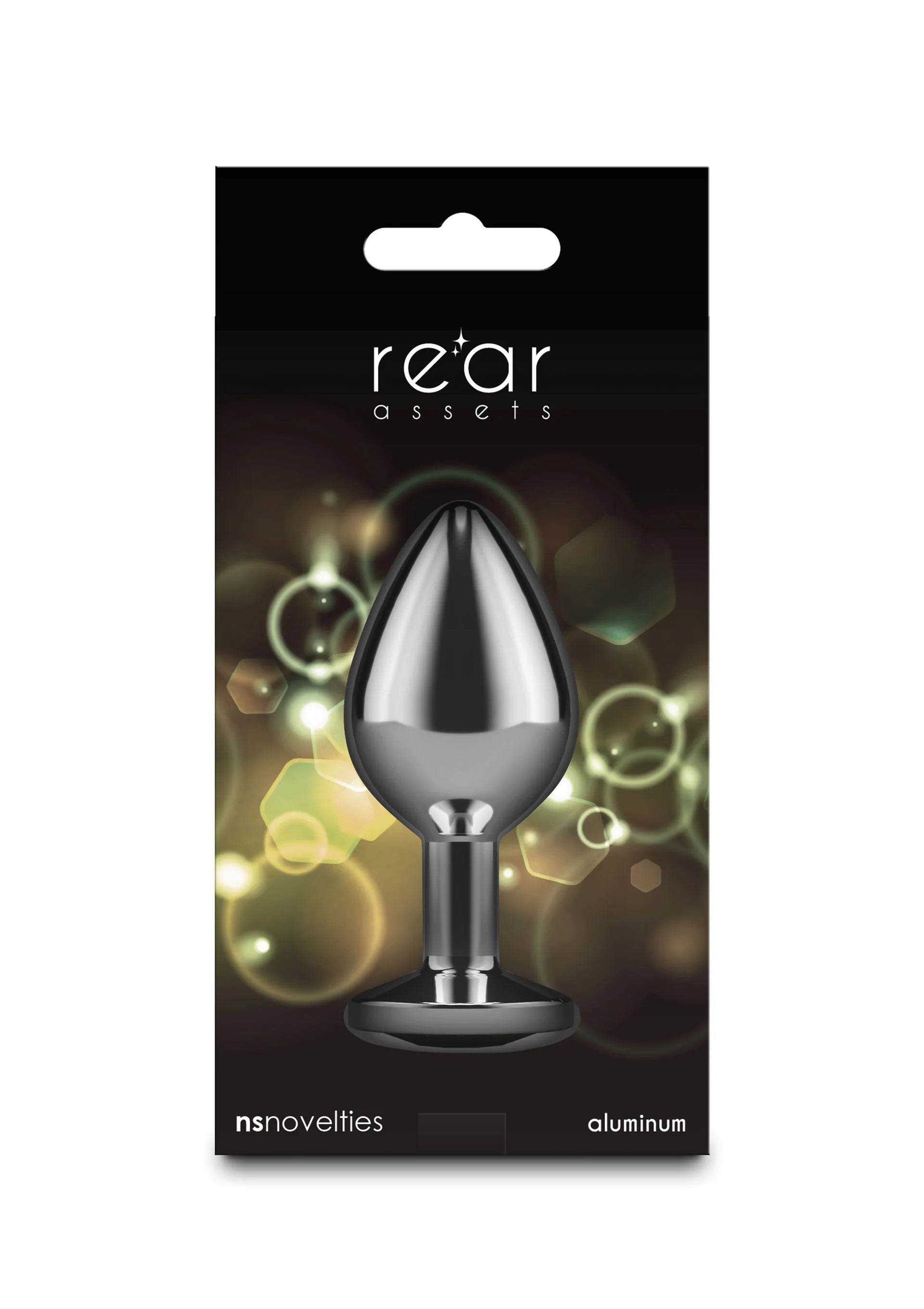 Beste vandaag nog: Rear Assets Silver butplug Medium by NS Novelties - bij Happytoys Sexshop: online sex shop for Feeling Happy & Easy 😊