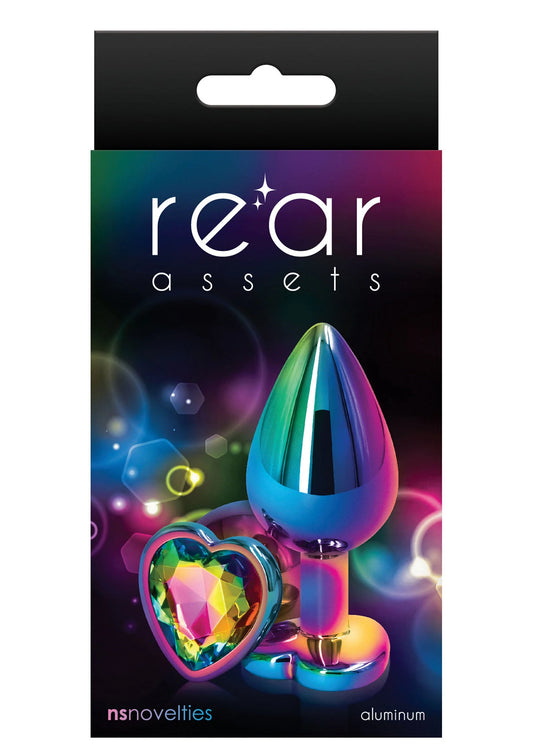 Bestel: Rear Assets Mulitcolor Heart M - bij Happytoys: de erotische sex webshop | liever Happy dan Easy ⭐⭐⭐⭐⭐
