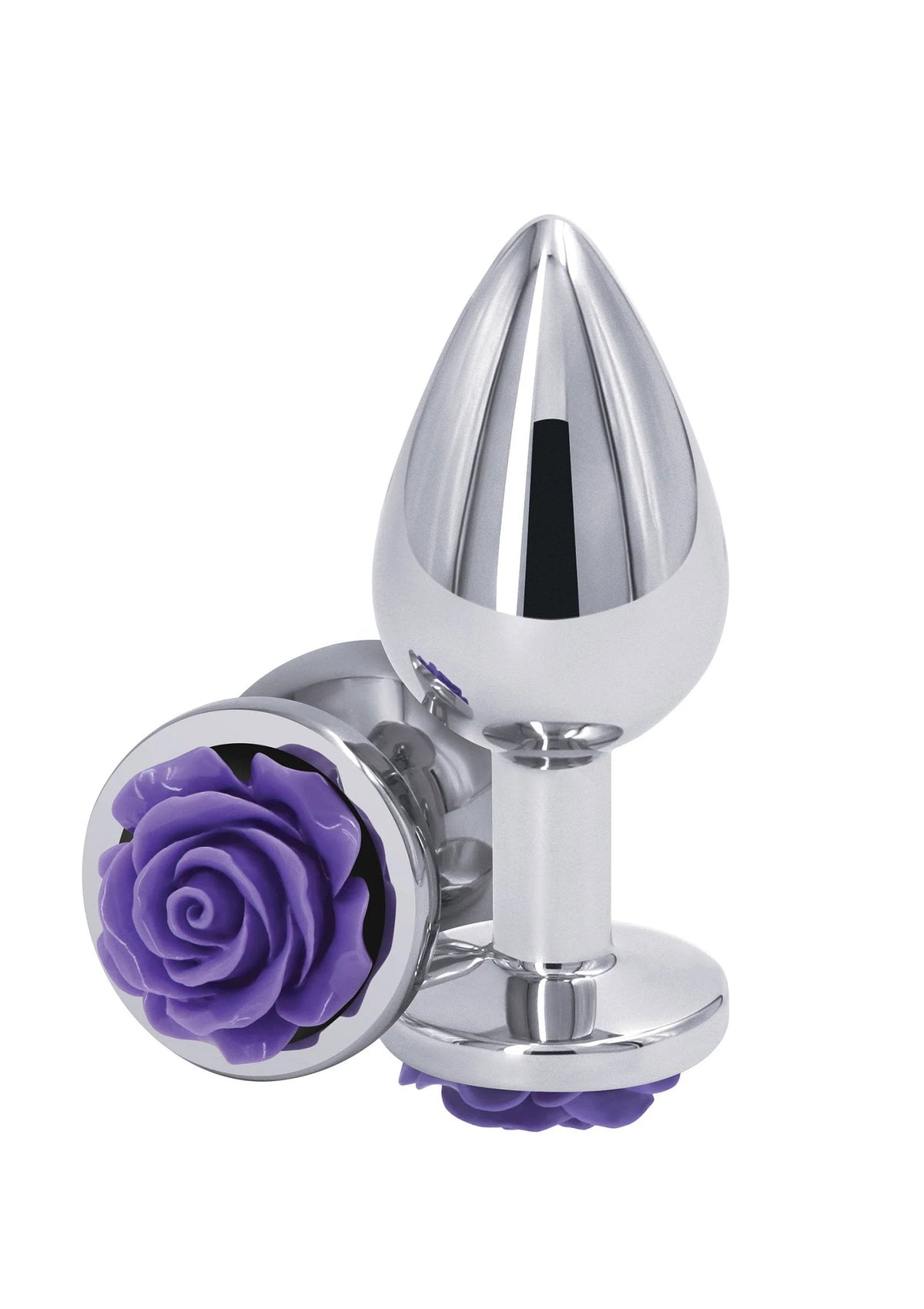 Beste vandaag nog: Rose Buttplug Medium by NS Novelties - bij Happytoys Sexshop: online sex shop for Feeling Happy & Easy 😊 - Paars - 18821 - PURPLE