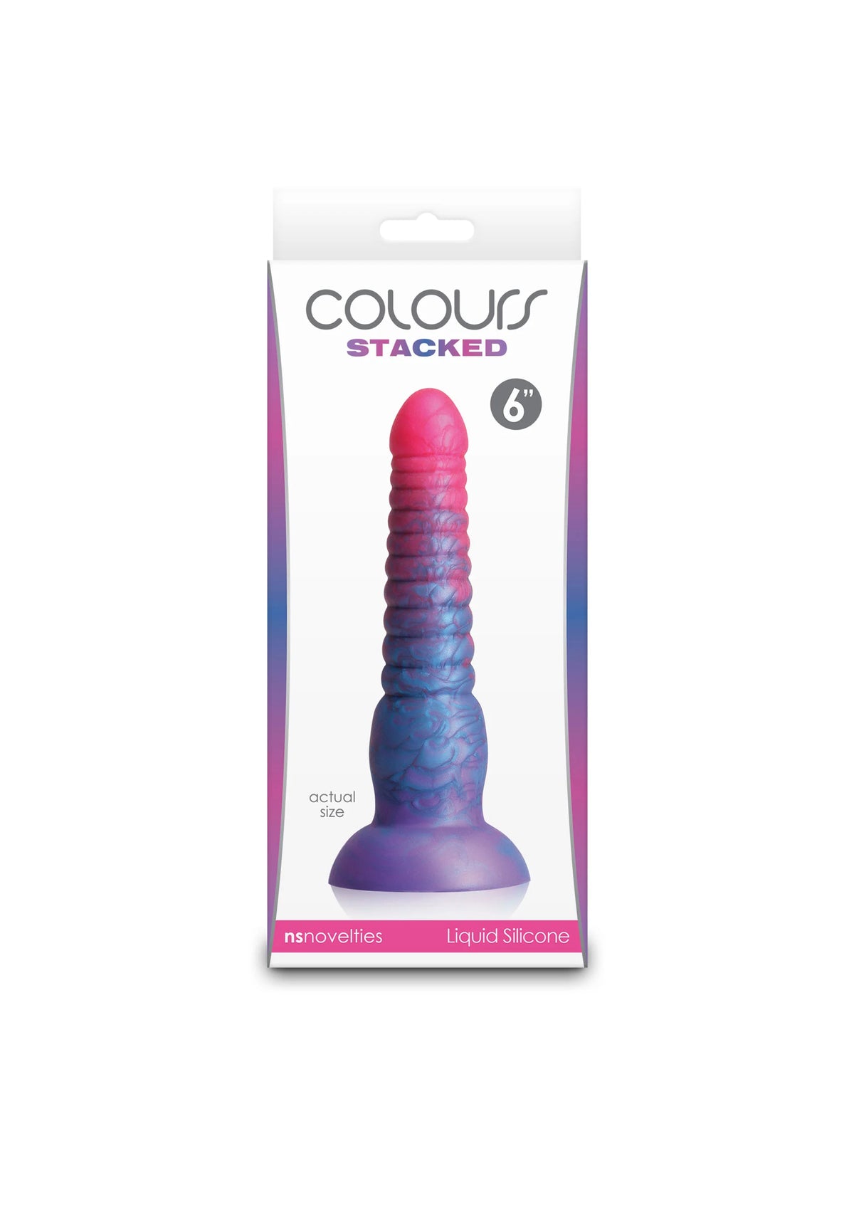 Beste vandaag nog: Stacked 6 inch Dildo Red by NS Novelties - bij Happytoys Sexshop: Toys for Feeling Happy & Easy 😊