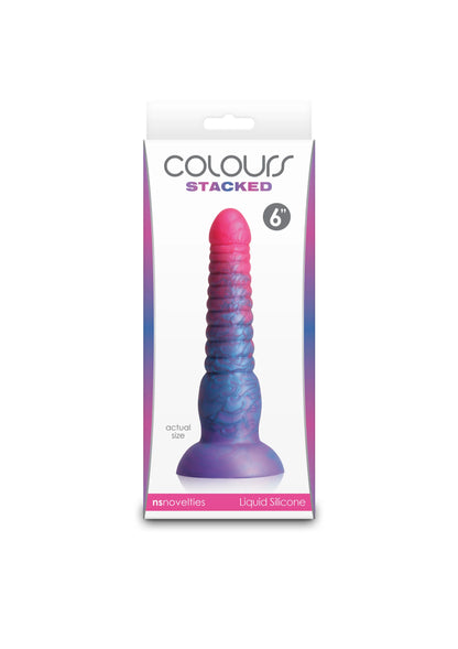 Beste vandaag nog: Stacked 6 inch Dildo Red by NS Novelties - bij Happytoys Sexshop: Toys for Feeling Happy & Easy 😊