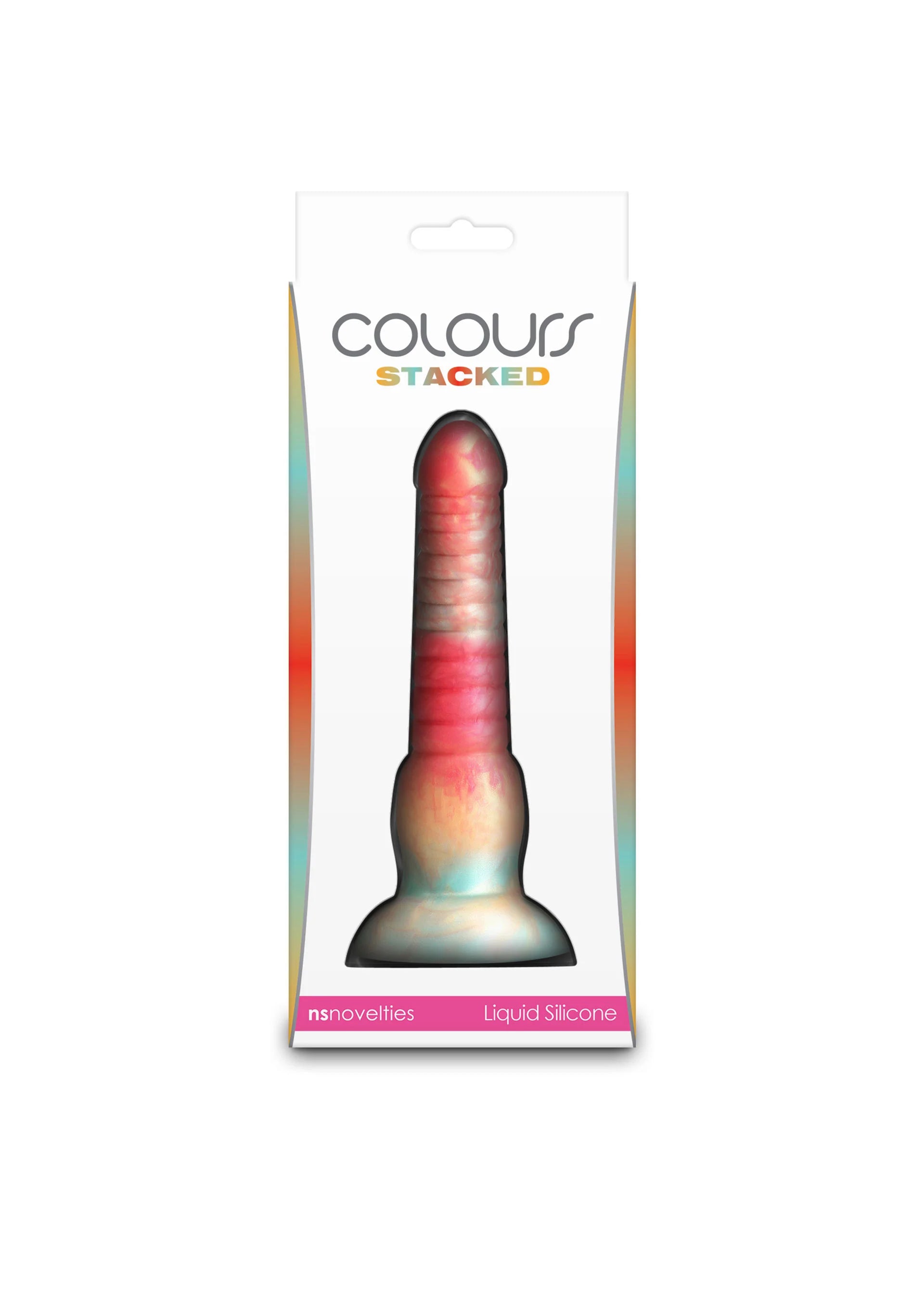 Beste vandaag nog: Stacked 6 inch Dildo Red by NS Novelties - bij Happytoys Sexshop: Toys for Feeling Happy & Easy 😊