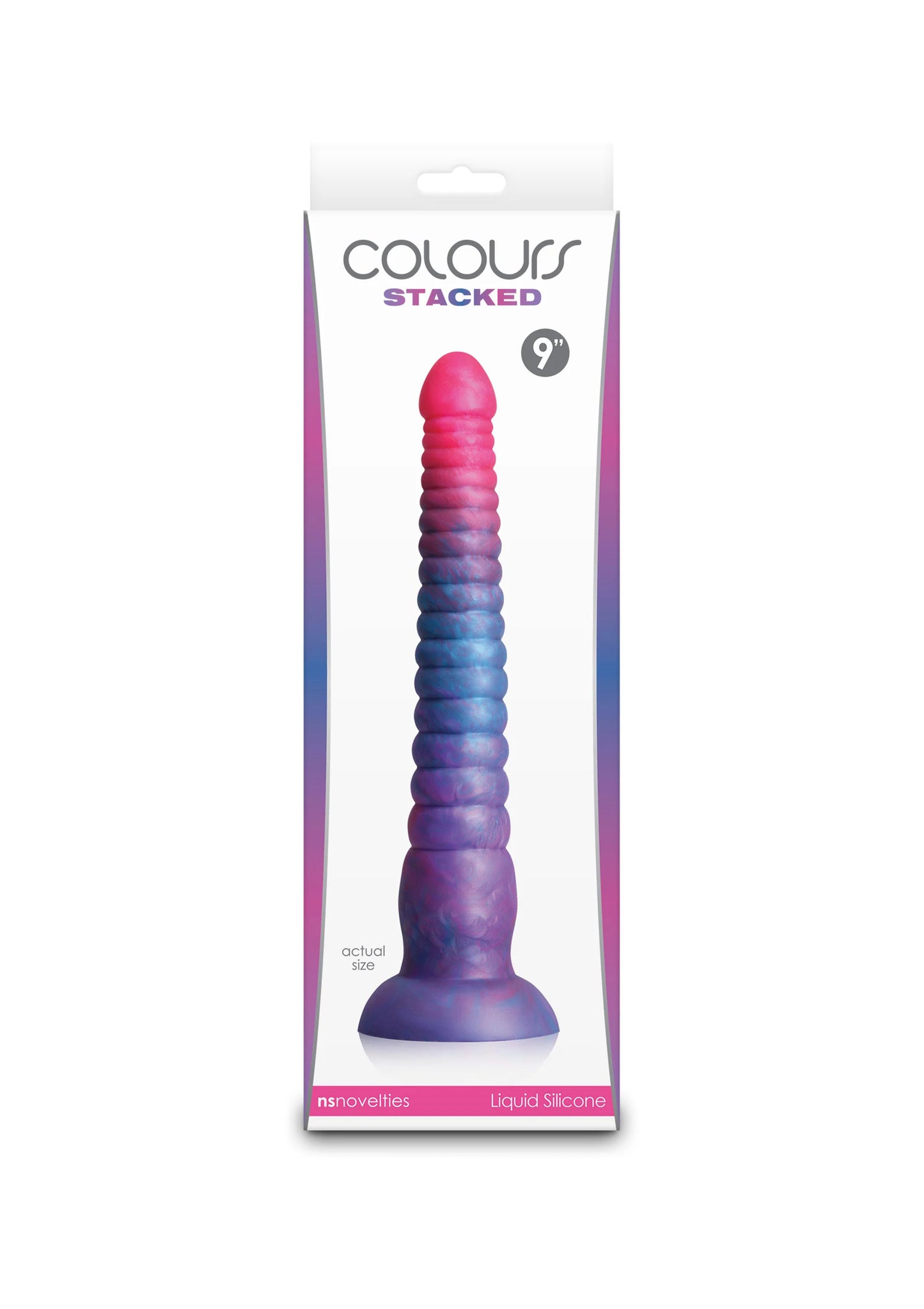 Beste vandaag nog: Stacked 9 inch Dildo Red by NS Novelties - bij Happytoys Sexshop: Toys for Feeling Happy & Easy 😊