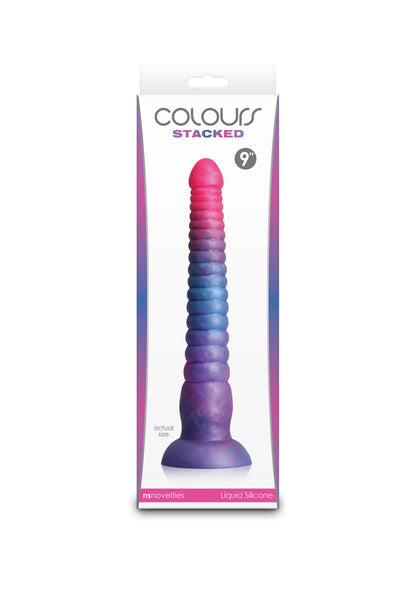 Beste vandaag nog: Stacked 9 inch Dildo Red by NS Novelties - bij Happytoys Sexshop: Toys for Feeling Happy & Easy 😊