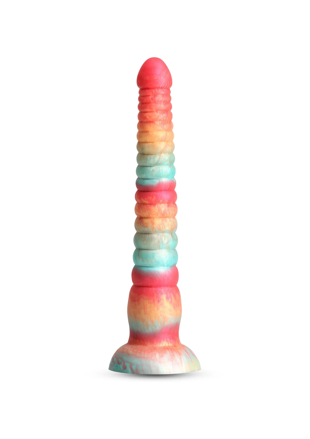Beste vandaag nog: Stacked 9 inch Dildo Red by NS Novelties - bij Happytoys Sexshop: Toys for Feeling Happy & Easy 😊