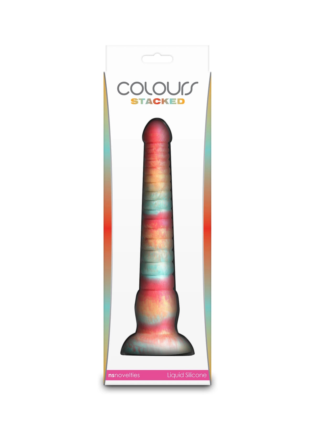 Beste vandaag nog: Stacked 9 inch Dildo Red by NS Novelties - bij Happytoys Sexshop: Toys for Feeling Happy & Easy 😊