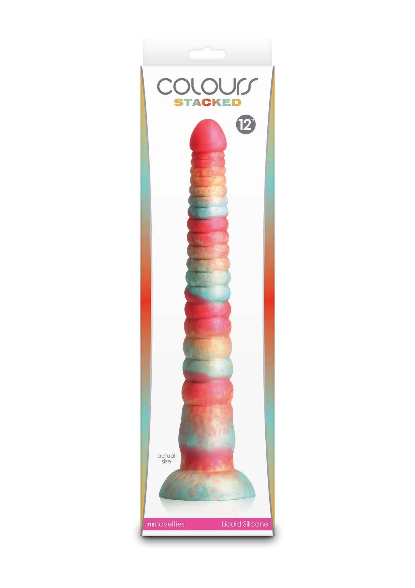 Beste vandaag nog: Stacked 12 inch Dildo Blue by NS Novelties - bij Happytoys Sexshop: Toys for Feeling Happy & Easy 😊