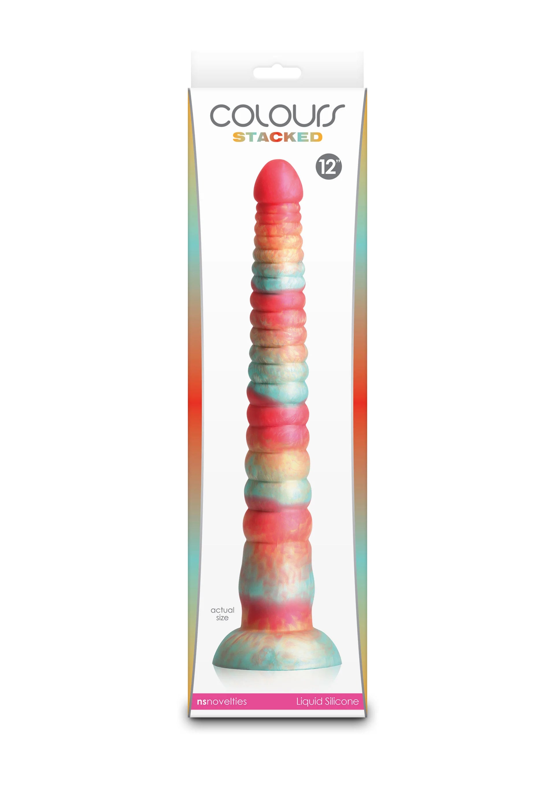 Beste vandaag nog: Stacked 12 inch Dildo Blue by NS Novelties - bij Happytoys Sexshop: Toys for Feeling Happy & Easy 😊