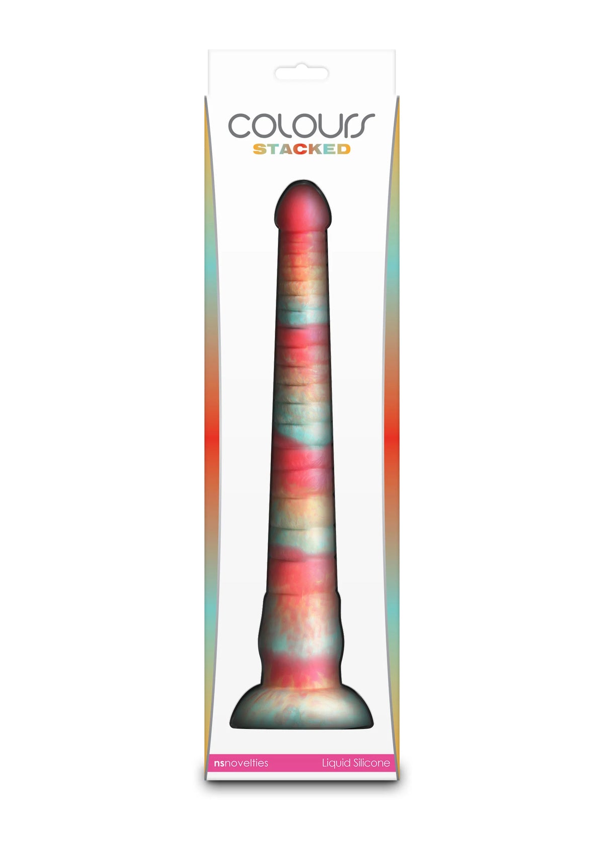 Beste vandaag nog: Stacked 12 inch Dildo Red by NS Novelties - bij Happytoys Sexshop: Toys for Feeling Happy & Easy 😊