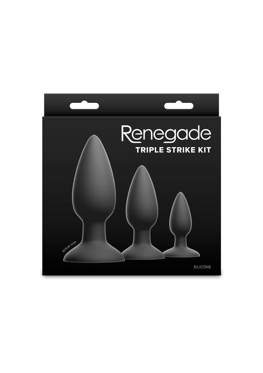 Bestel: Triple Strike Anal Kit by NS Novelties Renegade - buttplugs bij Happytoys.nl, happytoys.be, Happytoys.ae: erotische sex webshop | liever Happy dan Easy ⭐⭐⭐⭐⭐