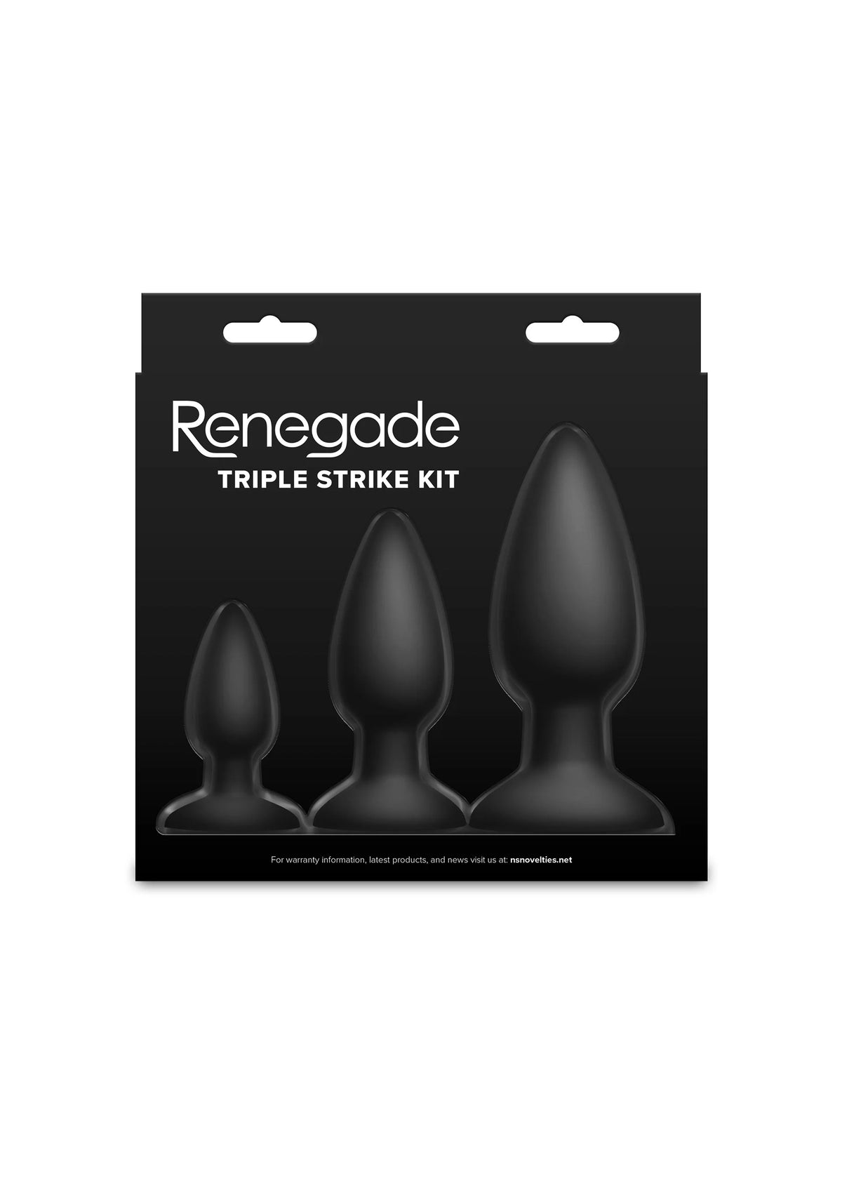 Bestel: Triple Strike Anal Kit by NS Novelties Renegade - buttplugs bij Happytoys.nl, happytoys.be, Happytoys.ae: erotische sex webshop | liever Happy dan Easy ⭐⭐⭐⭐⭐
