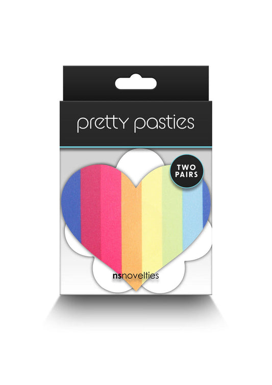 Pasties Heart & Flower 2 Pair by NS Novelties Pretty Pasties