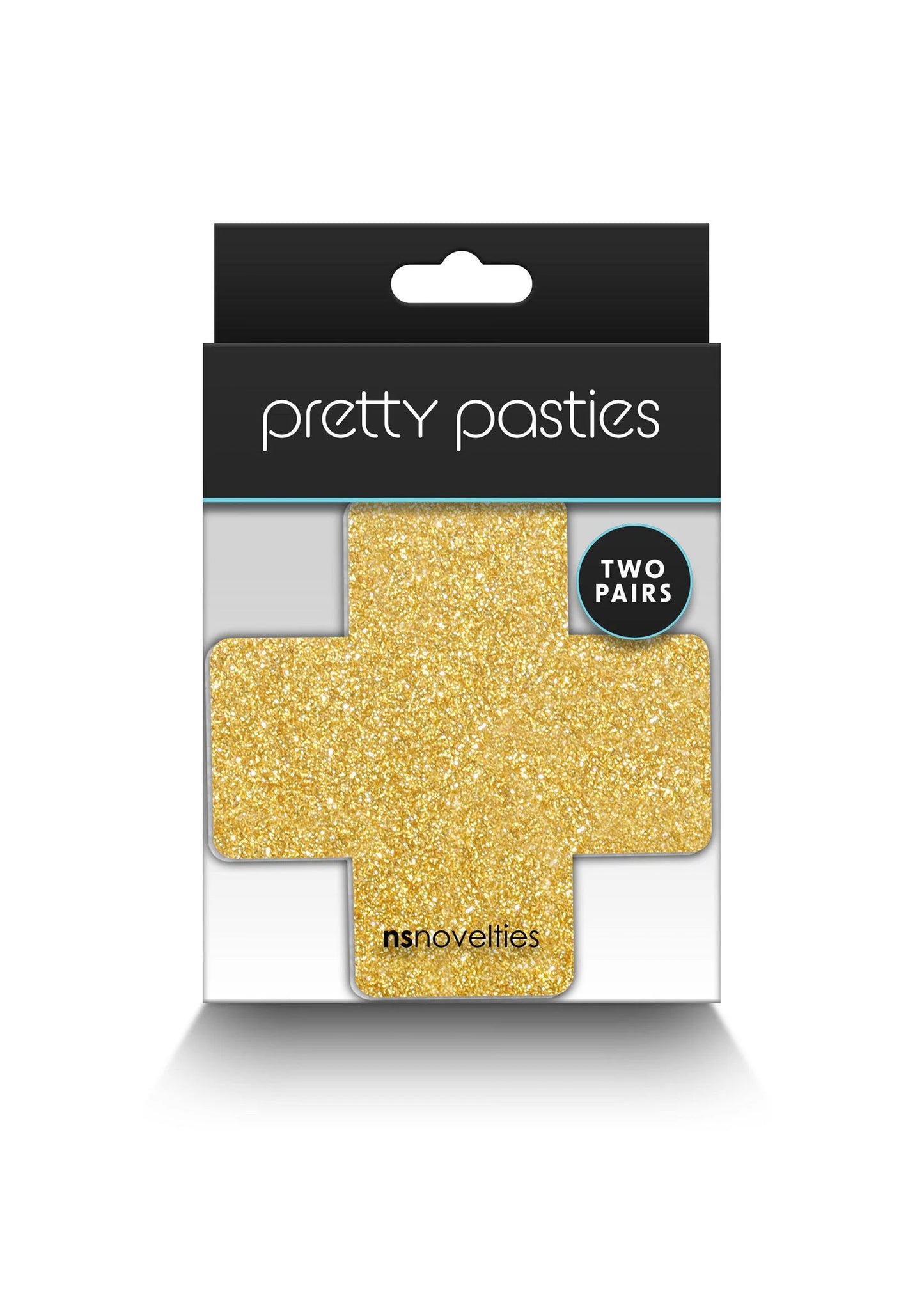 Beste vandaag nog: Pasties Glitter Cross 2 Pair by NS Novelties - bij Happytoys Sexshop: Toys for Feeling Happy & Easy 😊