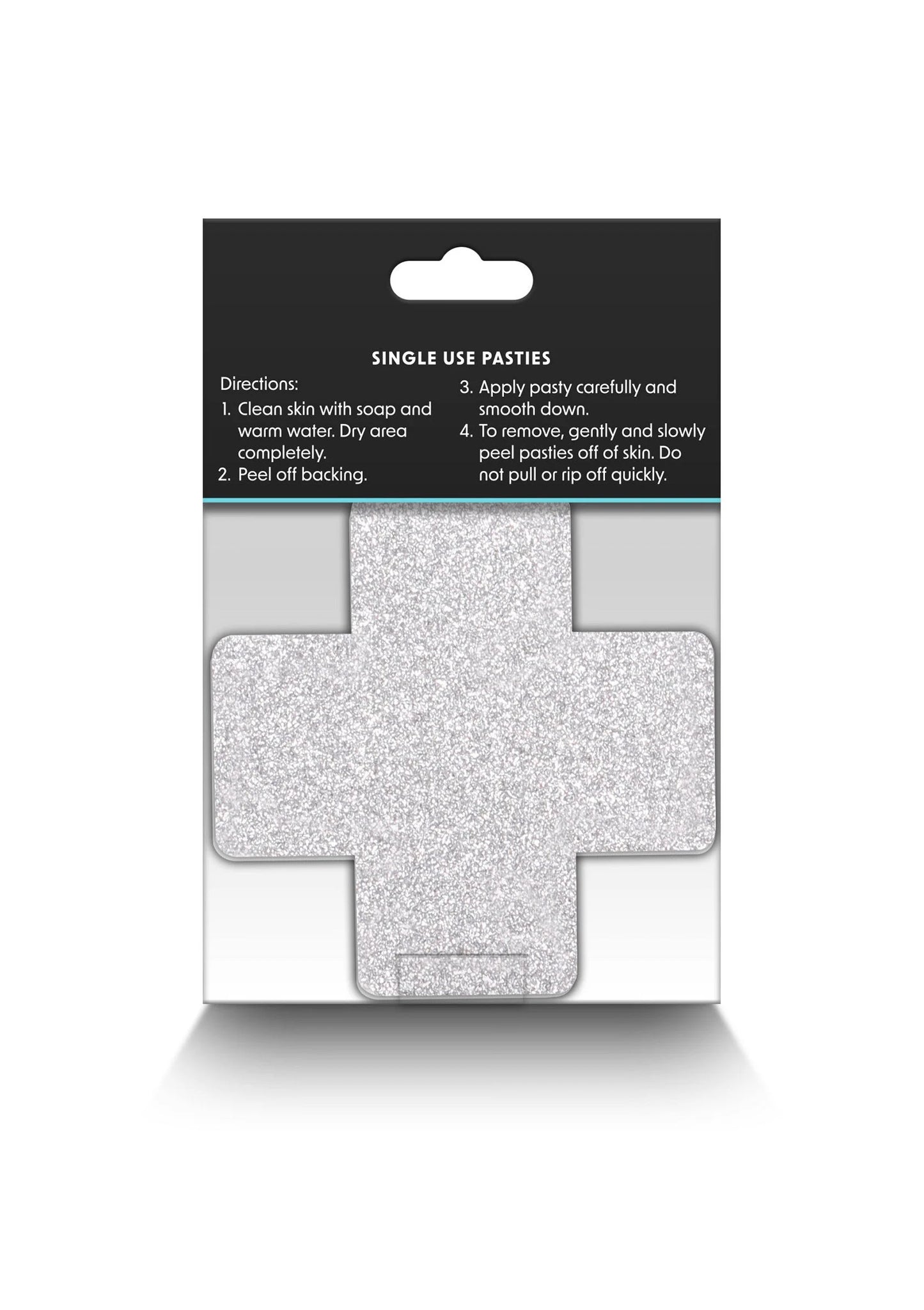 Beste vandaag nog: Pasties Glitter Cross 2 Pair by NS Novelties - bij Happytoys Sexshop: Toys for Feeling Happy & Easy 😊