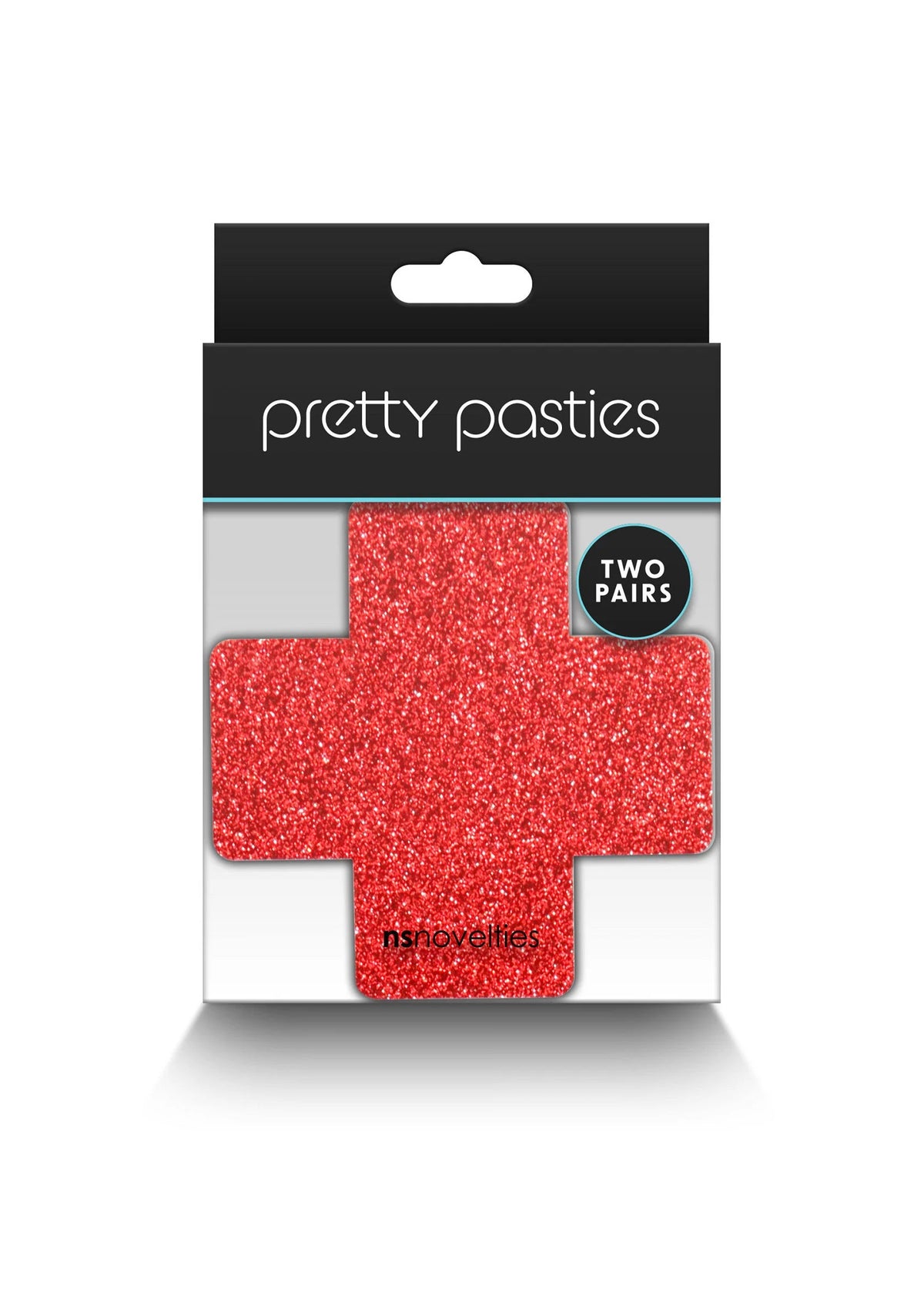 Beste vandaag nog: Pasties Glitter Cross 2 Pair by NS Novelties - bij Happytoys Sexshop: Toys for Feeling Happy & Easy 😊