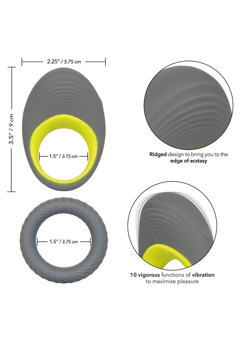 ♂ ☺2 CalExotics Link Up Edge cockring - Happytoys Sexshop: Toys for Feeling Happy & Easy 😊 - Discreet geleverd
