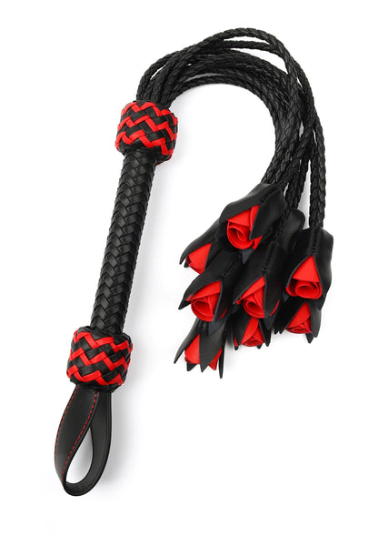 Beste vandaag nog: Masters Real Leather Roses Whip by Hidden Desire - bij Happytoys Sexshop: Toys for Feeling Happy & Easy 😊