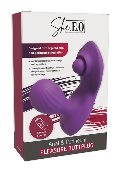 Bestel: Anal & Perineum Stimulator by She. E.O. - bij Happytoys.nl, happytoys.be, Happytoys.ae: erotische sex webshop | liever Happy dan Easy ⭐⭐⭐⭐⭐