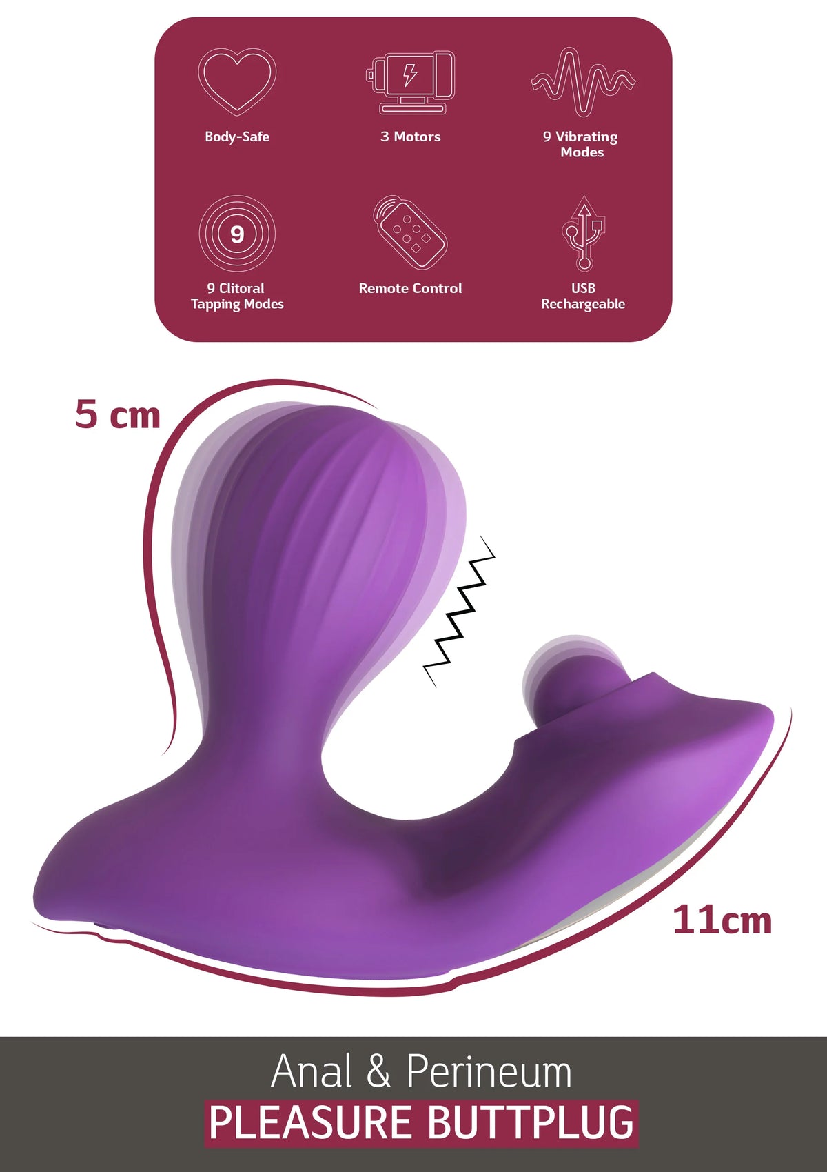 Bestel: Anal & Perineum Stimulator by She. E.O. - bij Happytoys.nl, happytoys.be, Happytoys.ae: erotische sex webshop | liever Happy dan Easy ⭐⭐⭐⭐⭐