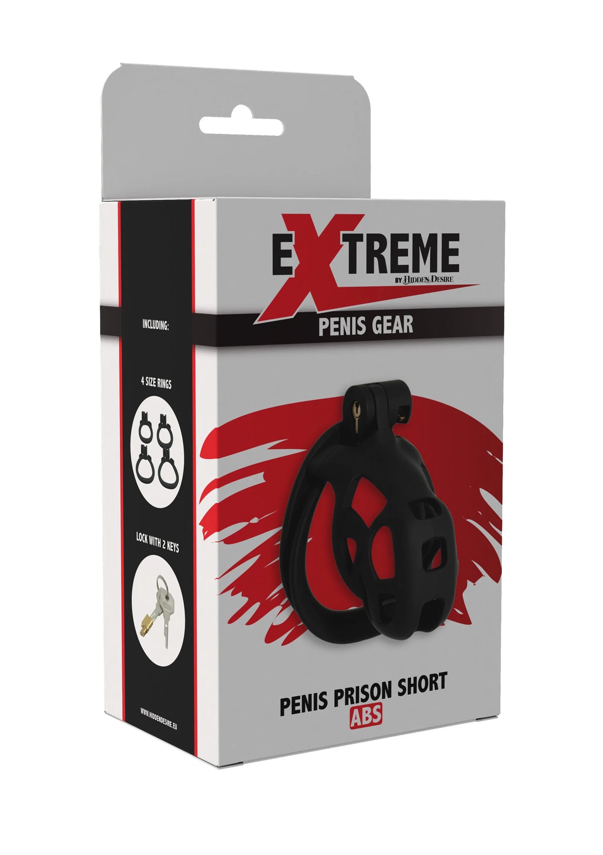 Beste vandaag nog: Penis Prison Cock Cage Short by Hidden Desire - bij Happytoys Sexshop: online sex shop for Feeling Happy & Easy 😊