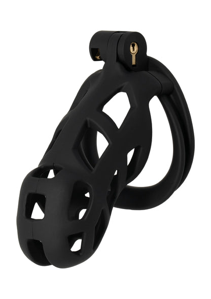 Bestel: Penis Prison Cock Cage Long by Hidden Desire - bij Happytoys.nl, happytoys.be, Happytoys.ae: erotische sex webshop | liever Happy dan Easy ⭐⭐⭐⭐⭐ - Zwart - 20353 - BLACK