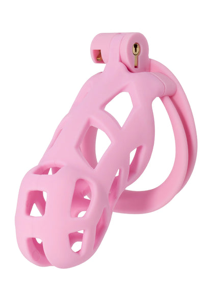 Bestel: Penis Prison Cock Cage Long by Hidden Desire - bij Happytoys.nl, happytoys.be, Happytoys.ae: erotische sex webshop | liever Happy dan Easy ⭐⭐⭐⭐⭐ - Roze - 20353 - PINK