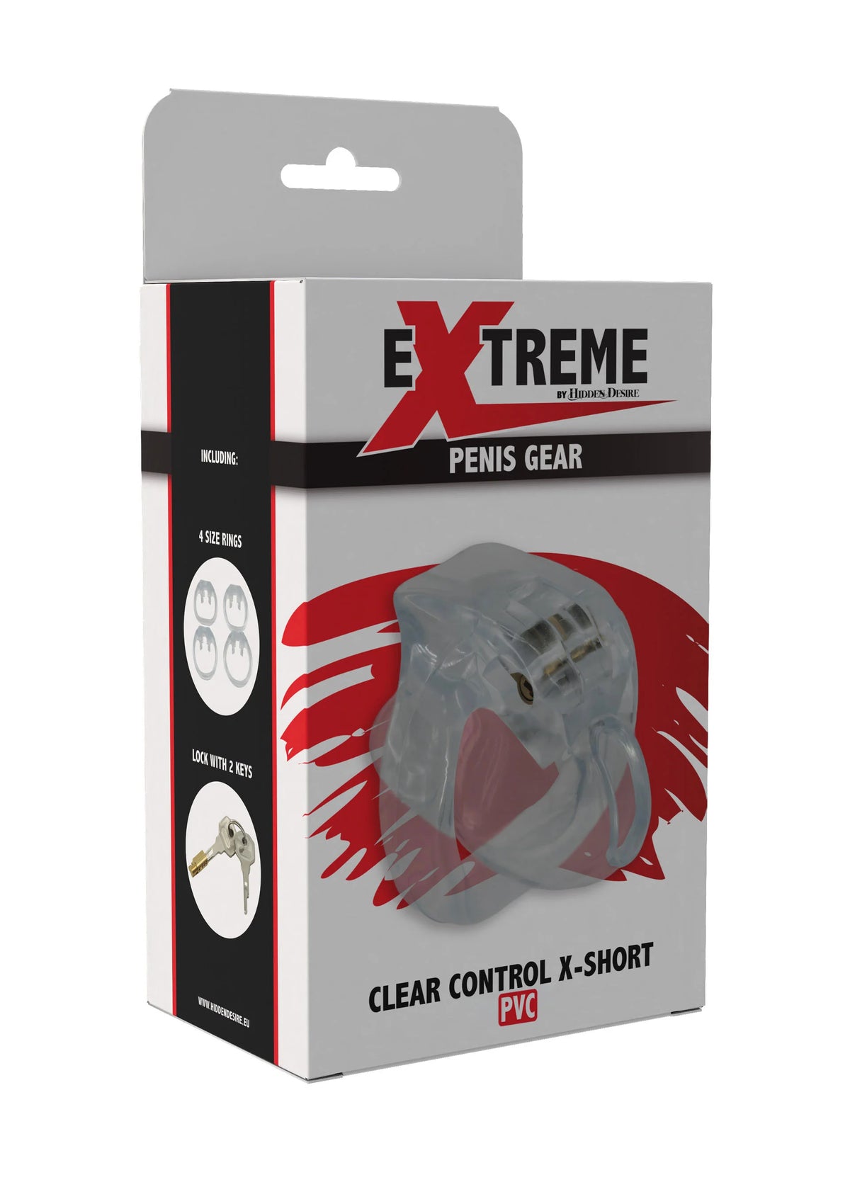 Beste vandaag nog: Clear Control Cock Cage X - Short by Hidden Desire - Kuisheidsgordels bij Happytoys Sexshop: online sex shop for Feeling Happy & Easy 😊
