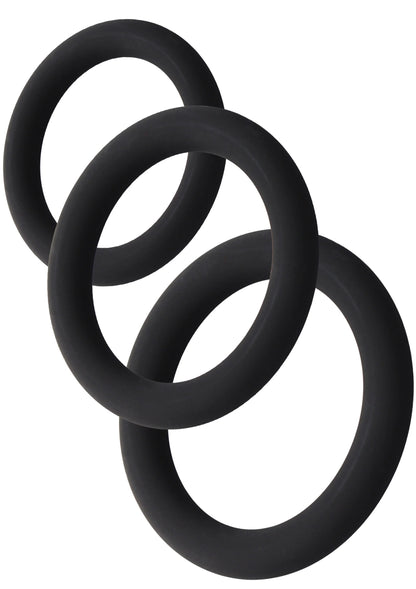 Bestel: Stamina Starter C - Rings 3 Pcs Set - bij Happytoys: de erotische sex webshop | liever Happy dan Easy ⭐⭐⭐⭐⭐ - Default Title - 20504 - BLACK