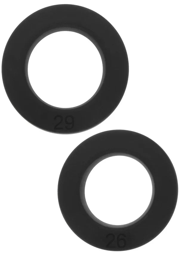 Double Stackers C-Rings 2 Pcs Set by Hiden Desire