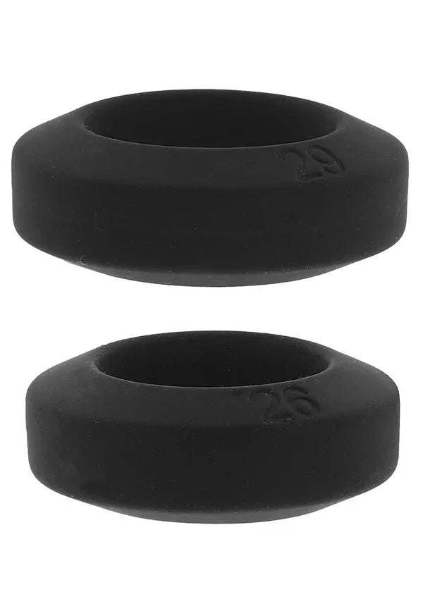 Double Stackers C-Rings 2 Pcs Set by Hiden Desire