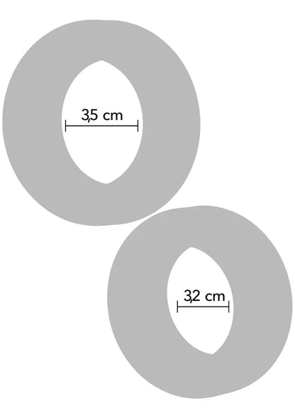 Double Stackers C-Rings 2 Pcs Set by Hiden Desire