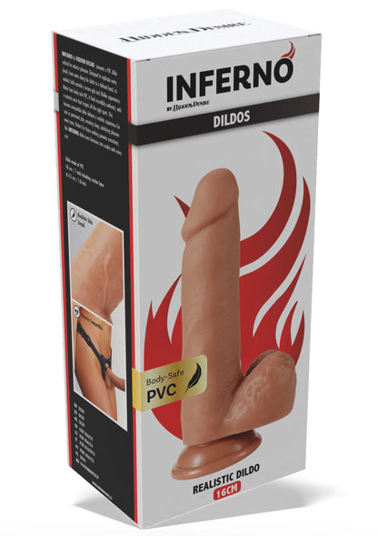 Bestel: Realistic Dildo PVC 16 cm by Hidden Desire - bij Happytoys: de erotische sex webshop | liever Happy dan Easy ⭐⭐⭐⭐⭐