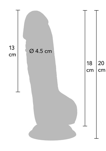 Beste vandaag nog: Realistic Dildo PVC 18 cm by Hidden Desire - bij Happytoys Sexshop: Toys for Feeling Happy & Easy 😊