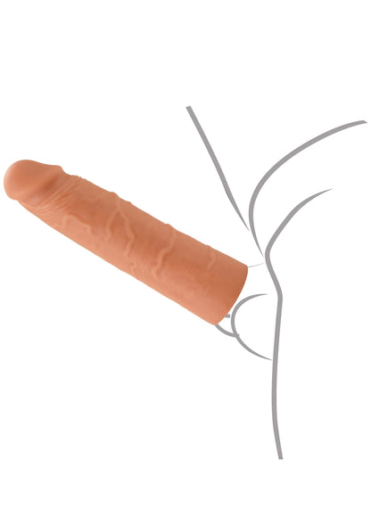 Bestel: Penis Sleeve Liquid Silicone 15 cm by Hidden Desire - bij Happytoys: de erotische sex webshop | liever Happy dan Easy ⭐⭐⭐⭐⭐