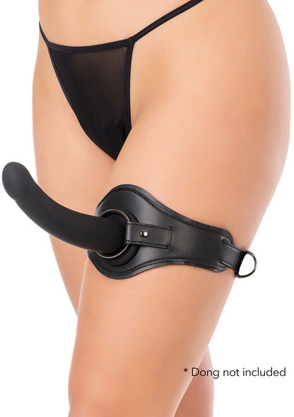 Bestel: Thigh Strap - On by Hidden Desire - bij Happytoys: de erotische sex webshop | liever Happy dan Easy ⭐⭐⭐⭐⭐ - Default Title - 20804 - BLACK