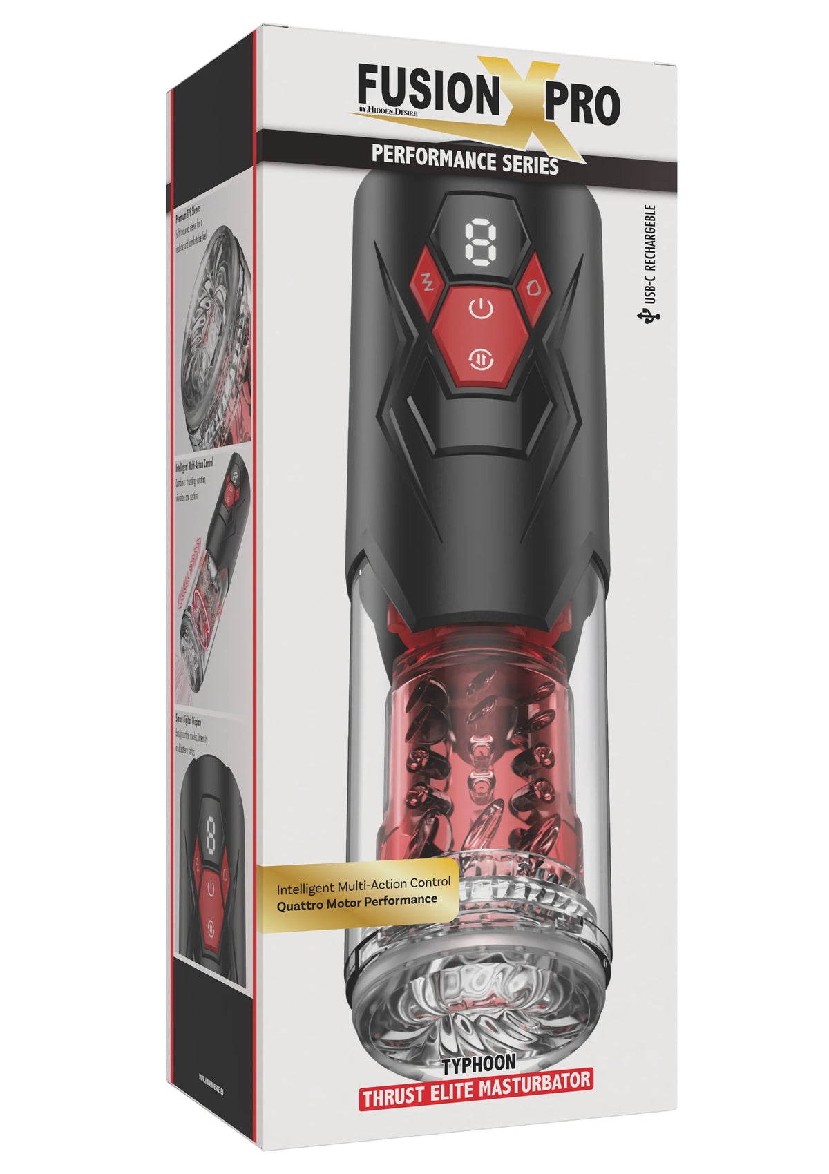 Bestel: Typhoon Thrust Elite Masturbator by Hidden Desire Fusion X - bij Happytoys.nl, happytoys.be, Happytoys.ae: erotische sex webshop | liever Happy dan Easy ⭐⭐⭐⭐⭐