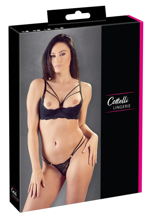 Shelf Bra and String - Happytoys Sexshop: Toys for Feeling Happy & Easy 😊 - Discreet geleverd