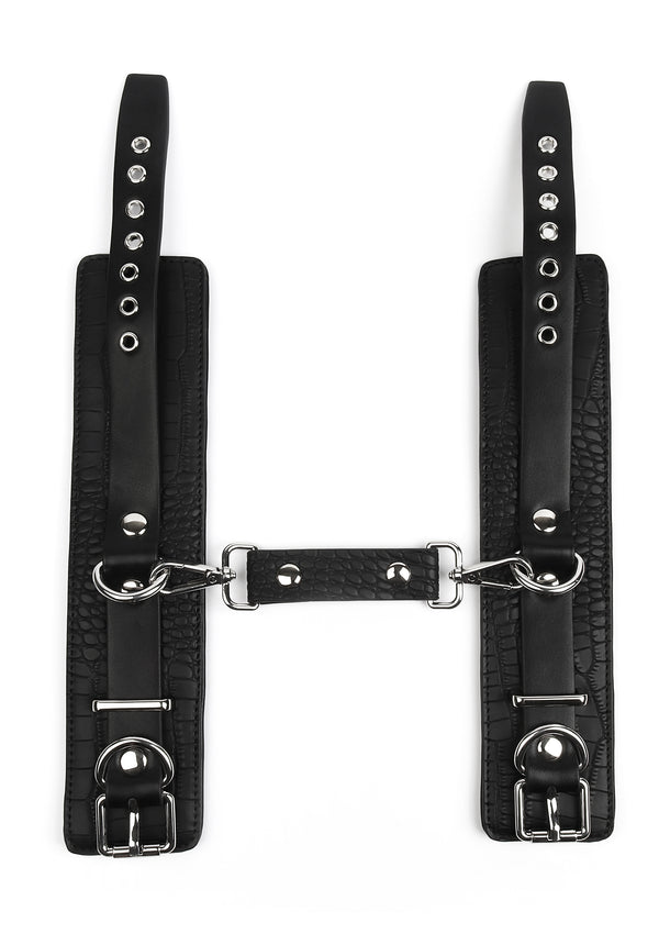 Croc-Embossed Wrist Cuffs by Feros Avanza