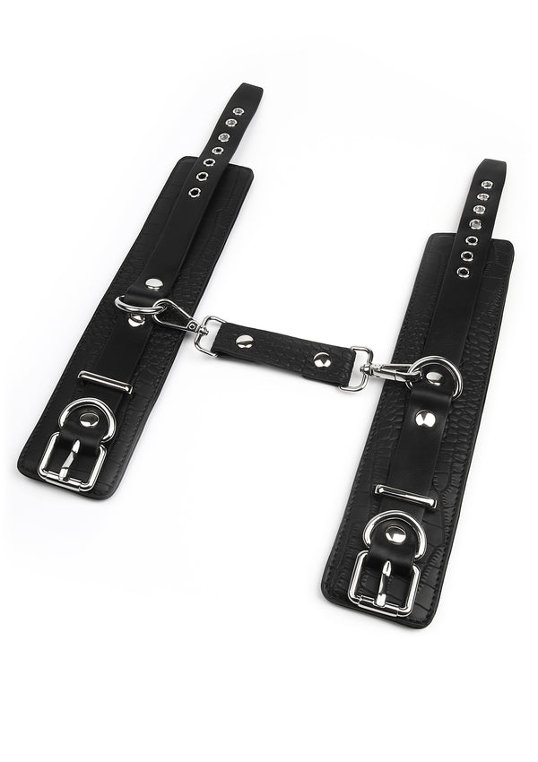 Croc-Embossed Wrist Cuffs by Feros Avanza