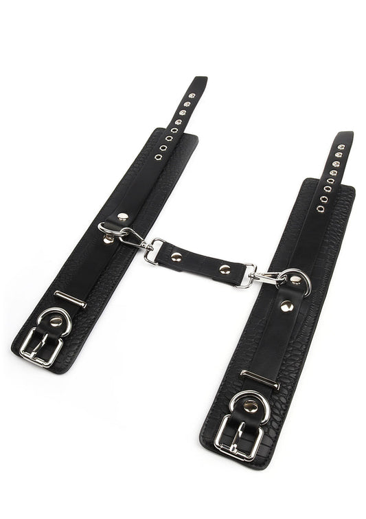 Croc-Embossed Ankle Cuffs by Feros Avanza