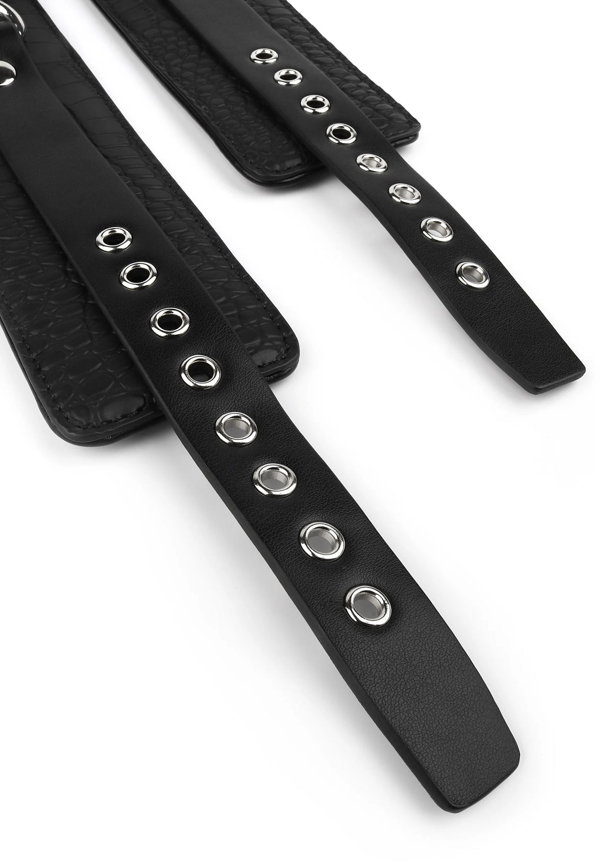Bestel: Croc - Embossed Ankle Cuffs by Feros Avanza - bij Happytoys.nl, happytoys.be, Happytoys.ae: erotische sex webshop | liever Happy dan Easy ⭐⭐⭐⭐⭐