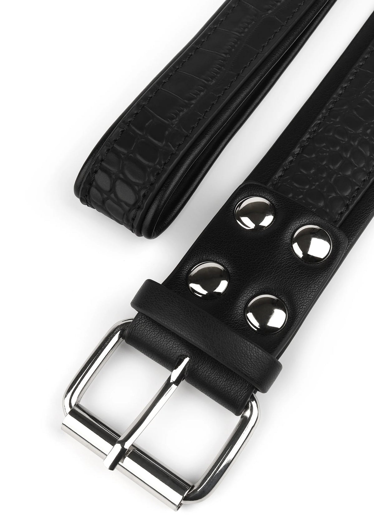 Bestel: Croc - Embossed Collar & Leash by Feros Avanza - bij Happytoys.nl, happytoys.be, Happytoys.ae: erotische sex webshop | liever Happy dan Easy ⭐⭐⭐⭐⭐