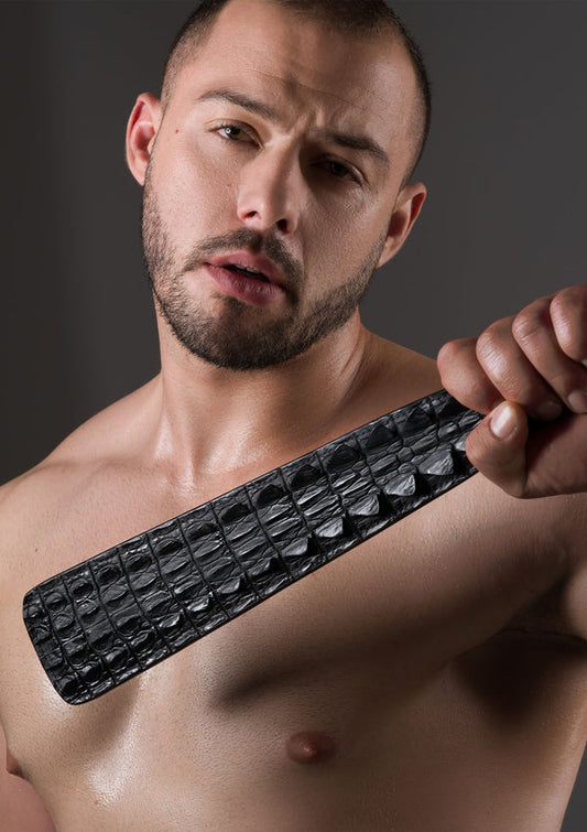 Croc-Embossed Paddle by Feros Avanza